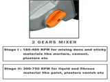 Mixer 13A Single Paddle Concrete Mortar Mixer, 5/8" Keyed Chuck, Soft Start, Come w/100mm Large 98394397