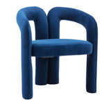 COOLMORE Contemporary Designed Velvet Fabric Upholstered Accent/Dining Chair /Barrel Side Chairs W395103722