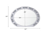 Noralie Mirrored & Faux Diamonds Accent Mirror B2726P445770