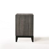 Weathered Grey 2-Drawer Nightstand B062P209015