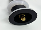 Waterfall Spout Bathroom Sink Single Handle Faucet with Pop-Up Drain 34554201