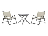 3-Piece Outdoor Bistro Set, Tan 33730576