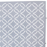 Outdoor & Indoor Privacy Metal Privacy 76" H48" W, Freestanding Decorative Privacy W465P193216