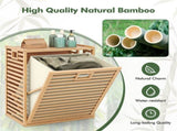 Bamboo Tilt-out Laundry Hamper 14721388