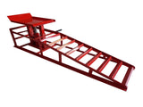 1 x 2T Auto Car truck Service Ramp Lift Heavy Duty Hydraulics Repair Frame Red 21983827