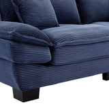 Corduroy Sofa Sleeper Couch Loveseat Sofa with Pillows Comfy Upholstered Deep Seat Sofa for W676P184142