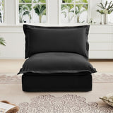 Koala Armless Sofa - Black W3041P281153