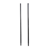 Set of 6 RC String Light Pole, 9 FT Lighting Stand with Horn Shape Hooks, LED Solar Bulbs for W2181P152206