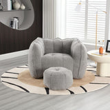 Soft Bean Bag Chair with High Resilient Foamfor living room and bedroom,Comfortable Square W1996P182141