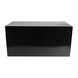 36 inch Heavy Duty Black Aluminum Tread Tool Box Truck Trailer Underbody StorageLocks With T-Handle W1239123722