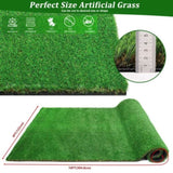 4FTX10FT Outdoor Artificial Grass Runner Rug, Thick Realistic Fake Grass Roll Decor Patio Balcony 25335373