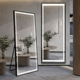 LED Mirror Full Length Mirror with Lights Wide Standing Tall Full Size Mirror for Bedroom Giant Full W2709P178789