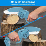 Mini 4In&6In Two Sizes Chainsaws Super Handheld Rechargeable Chain Saw With mini chain saw is an 09153631