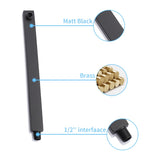 Rain Shower System Brushed Nickel Tub Shower Faucet Set 10 Inch Square Rainfall Shower Head with T3177P269099