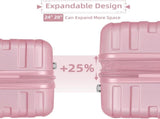 Luggage Sets 6 Piece with Duffel Bags, Hardside Expandable Suitcases with Spinner Wheels TSA Lock, 79100293