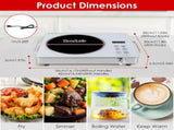 3500W Electric Single Burner Cooktop 110V - Rapid Heating Hot Plate with 4 Preset Modes 81528283