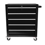 ZNTS 5 Drawers Rolling Tool Chest Cabinet with Wheels, Tool Storage Cabinet and Tool Box Organizer for W1239137225