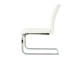 Modern Dining Chairs with Faux Leather Padded Seat Dining Living Room Chairs Upholstered Chair with W210127287