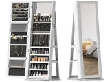 Floor standing jewelry cabinet with LED lights 47751550