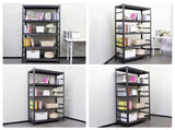 H72 * W35.4 * D15.7 Storage Shelves 5 Tier Heavy Duty Metal Shelving Unit Adjustable Shelving Units 24465108