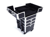 4 in 1 Aluminum Cosmetic Makeup Case Tattoo Box Black 50469572