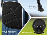 Blue Golf Stand Bag 3-Way Dividers Polyester Lightweight with 4 Zipper Pockets for Travel 76935516