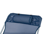Folding Chaise Lounge Pool Chair, Patio Sun Tanning Chair, Outdoor Lounge Chair with 6-Position W2225141506