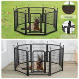 ZNTS Dog Playpen 8 Panels 32" Height Heavy Duty Dog Fence Puppy Pen for Large Medium Small Dogs Indoor 88549698