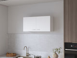 Oklahoma Wall Cabinet in melamine, Two Doors B128P225199