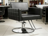 Black Salon Stylist Chair for Home Hydraulic with Heavy Duty Pump T6686P605606
