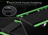 Foldable Automotive Mechanic Creeper with Thick EVA Foam PU Leather Cushion, 6 Universal Rolling 15920744