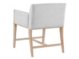 24'' Seat Height Upholstered Counter Stools with Arms for Kitchen Island/Dining Room, Set of 2 N780P354193N