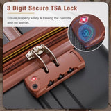 Hardshell Luggage Sets 3 Pieces 20"28" Luggages and Cosmetic Case Spinner Suitcase with TSA Lock N732P171585B
