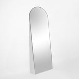 ZNTS Silver 71x23.6 inch metal arch stand full length mirror W2203P156451
