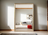70" x 32" Gold Full Length Floor Mirror with PS Frame, Large Wall Mounted or Leaning Body Mirror for W2071P484407