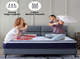 Alwyn Home Innerspring Mattress Medium Hybrid Mattress in a box With Certipur-US Certified Pocket W3203P293165