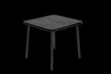 5-Piece Plastic chair and steel table Outdoor Dining Set, plastic Chairs and Table Set for Garden 90193128