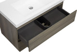 36" Floating Bathroom Vanity with Sink, Modern Wall-Mounted Bathroom Storage Vanity Cabinet with W1573P152699