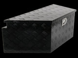 34"*14.5"*15" Aluminum Trailer Tongue Tool Box Toolbox Truck Bed Storage Black returns wit MT018049 15091001