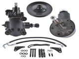 Power Steering Gear Box Conversion Kit Fit for Chevy Bel Air Impala 1958-1964 3913BK Black 61532507