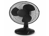 12-inch Table Fan with Adjustable 3-Speed Settings and Oscillation, Black, FT30-8MBBV 96343192