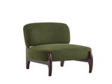 25.5" Modern Boucle Lounge Chair with Solid Wood Frame, Soft and Durable Boucle Upholstery, Perfect N767P256376G