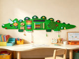 Dinosaur Activity Wall Busy Board, 11 Montessori Sensory Activities, Learning Activity Center for 23302727