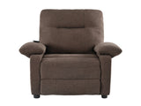 019-160&degRecliner Chair for Elderly Seniors-Manual Push Back Reclining Chair with 8-Point Massage W2636P286682