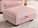 Single sofa recliner with manually adjustable backrest, USB charging port on the armrest side, phone W487P556701