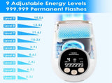 3 In 1 Ice Cooling Laser Hair Removal Painless Permanent At-Home IPL Hair Removal with 999,999 83194031