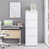 4 Drawer File with Lock Metal Vertical File Storage Office Home Steel Vertical File W1247P173379