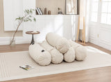 Adjustable Floor Sofa, Corduroy Lazy Sofa with Adjustable Straps for Versatile Configurations, W1170P365603