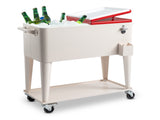 80QT 87.5*38.5*91cm Rectangular Plastic Box Iron Leg Tube Freezer Insulation 89582455