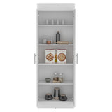 Nepal Pantry Cabinet, Space-Efficient 2-Door Design with Multiple Shelves B070P173199